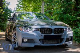 Предна Броня подходяща за BMW 3 Series F30 F31 (2011-2019) M-Technik Дизайн Без фарове за мъгла-image-6094060