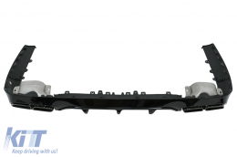 Задна дифузьор с накрайници за ауспух, подходящ за Mercedes E-Class C238 A238 AMG Спортна линия Купе Кабрио (2016-2019) E63 Нощен пакет Дизайн-image-6094573