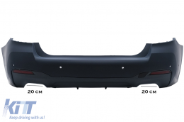 Пълен комплект за каросерия, подходящ за BMW Серия 5 G30 (2017-2019) M-Tech Дизайн Conversion към G30 LCI 2020 Дизайн-image-6097173