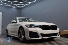 Пълен комплект за каросерия, подходящ за BMW Серия 5 G30 (2017-2019) M-Tech Дизайн Conversion към G30 LCI 2020 Дизайн-image-6104163