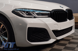 Пълен комплект за каросерия, подходящ за BMW Серия 5 G30 (2017-2019) M-Tech Дизайн Conversion към G30 LCI 2020 Дизайн-image-6104164