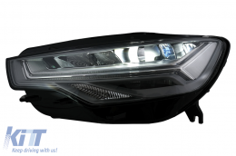 Fari a LED per Audi A6 4G 2011-2014 Facelift Design conversione da Xenon a LED-image-6102718