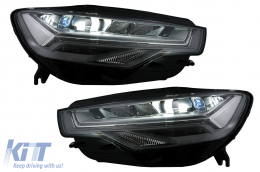 Fari a LED per Audi A6 4G 2011-2014 Facelift Design conversione da Xenon a LED-image-6102719