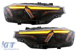 Fari a LED per BMW 3 F30 F31 Berlina Touring Upgrade al design G20 2024 per Xeno-image-6105718