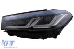 Fari a LED per BMW Serie 5 G30 Berlina G31 Touring 2017-2019 LCI Design-image-6104566