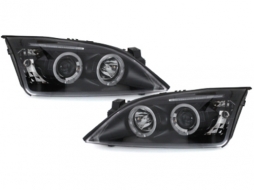 Fari Angel Eyes per Ford Mondeo Mk3 2000-2007 Neri-image-59608