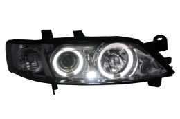 Fari Angel Eyes per Opel Vectra B Facelift 1998-2002-image-6018663