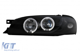 Fari Angel Eyes per Subaru Impreza I GM, GC, GF 05.1993-2000 neri-image-6105570