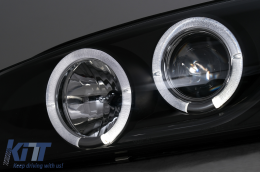 Fari Angel Eyes per Subaru Impreza I GM, GC, GF 05.1993-2000 neri-image-6105572