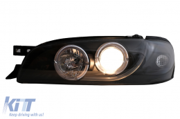 Fari Angel Eyes per Subaru Impreza I GM, GC, GF 05.1993-2000 neri-image-6105573