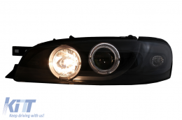 Fari Angel Eyes per Subaru Impreza I GM, GC, GF 05.1993-2000 neri-image-6105575