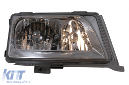 Fari anteriori per Mercedes Classe E W124 S124 C124 A124 01.1985-04.1993 Cromato H3 H4-image-6106590