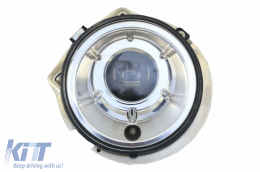 Fari Bi-Xenon coperture LED DRL per Mercedes G W463 89-12 G65 Look-image-6020060