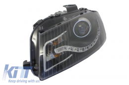 Fari DAYLIGHT per Audi A3 8P 05.2003-03.2008 DRL Nero-image-6015061