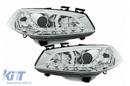 Fari DAYLIGHT per Renault Megane 11.2002-12.2005 DRL Cromato-image-54503