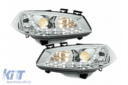 Fari DAYLIGHT per Renault Megane 11.2002-12.2005 DRL Cromato-image-54504