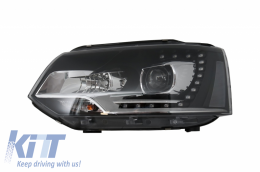 Fari Dayline LED per VW Transporter T5 2010-2015 Luce Lampadina Xenon Look--image-6034233