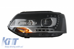 Fari Dayline LED per VW Transporter T5 2010-2015 Luce Lampadina Xenon Look--image-6034239