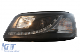 Fari Dayline LED per VW Transporter T5 2010-2015 Luce Lampadina Xenon Look--image-6073394