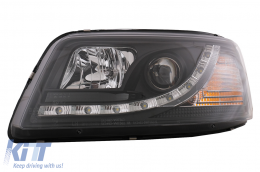 Fari Dayline LED per VW Transporter T5 2010-2015 Luce Lampadina Xenon Look--image-6073400