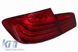 Fari Fanali LED M Performance per BMW 5 Series F10 RED LCI Design Rosso 11-17--image-6037492