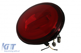 Fari Fanali LED per VW New Beetle (1998-2005) con luci di svolta dinamiche sequenziali rosse-image-6078847