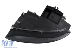 Fari Fanali per Audi A4 B6 2000-2004 Luce RHD / LHD Nero-image-6106576