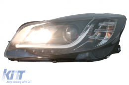 Fari Fanali per Opel Insignia 2008-2012 LED DRL Luci di marcia diurna Nero-image-6093235