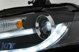 Fari Fanali Xenon Luce Diurna LED DRL per AUDI A4 B8 8K 08-11 Facelift Look-image-6008463