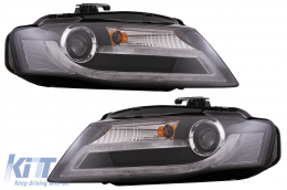 Fari Fanali Xenon Luce Diurna LED DRL per AUDI A4 B8 8K 08-11 Facelift Look-image-6074788