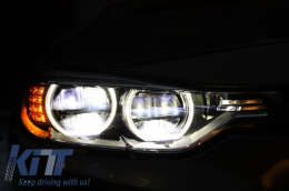 Fari Full LED Angel Eyes per BMW 3er F30 F31 Berlina Touring 2011+ per LED-image-6002806