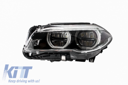 Fari Full LED Angel Eyes per BMW Serie 5 F10 F11 LCI 14-17-image-6011702