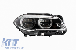 Fari Full LED Angel Eyes per BMW Serie 5 F10 F11 LCI 14-17-image-6011703