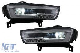 Fari Full LED per Audi Q3 8U Facelift 14-17 Conversione da Xenon a LED-image-6102732