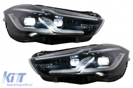 Fari Full LED per BMW X1 SUV F48 2015-2020 Conversione da alogeni a LED-image-6106114