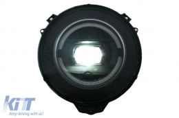 Fari Full LED per Mercedes Classe G W463 2007-2017 Luce Nero Facelift 2018 Look-image-6098499