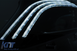 Fari Full LED per Mercedes Classe V W447 2016-2020 Nero Sostituire l'alogeno-image-6096310