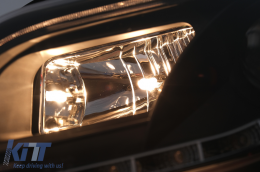 Fari LED DRL Luci marcia diurna per Audi A4 B7 11.04-03.08 Lampada Luce Nero-image-6093267