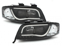 Fari LED DRL per Audi A6 4B 1997-2001 Luce Nero-image-65411