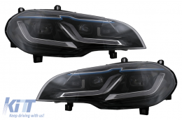 Fari LED DRL per BMW X5 E70 2007-2014 Conversione da HID a LED Headlights-image-6106079