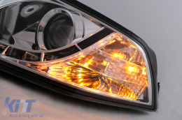 Fari LED DRL per Skoda Octavia II 2004-2008 Luci di marcia diurna cromate-image-5986457