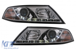 Fari LED DRL per Skoda Octavia II 2004-2008 Luci di marcia diurna cromate-image-6106601