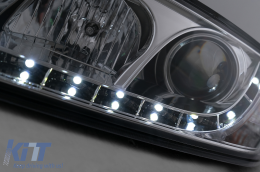 Fari LED DRL per Skoda Octavia II 2004-2008 Luci di marcia diurna cromate-image-6106602