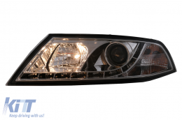 Fari LED DRL per Skoda Octavia II 2004-2008 Luci di marcia diurna cromate-image-6106603