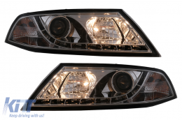 Fari LED DRL per Skoda Octavia II 2004-2008 Luci di marcia diurna cromate-image-6106604