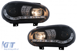 Fari LED DRL per VW Golf IV 4 Cabrio Hatchback Variant 09.97-09.03-image-6094005