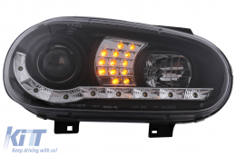 Fari LED DRL per VW Golf IV 4 Cabrio Hatchback Variant 09.97-09.03-image-6094007