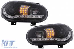 Fari LED DRL per VW Golf IV 4 Cabrio Hatchback Variant 09.97-09.03-image-6094008