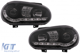 Fari LED DRL per VW Golf IV 4 Cabrio Hatchback Variant 09.97-09.03-image-6094011