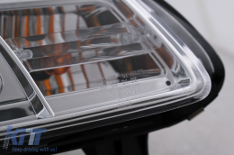 Fari LED DRL per VW Touran 1T Caddy 03-06 Luci di marcia diurna cromate-image-6105388